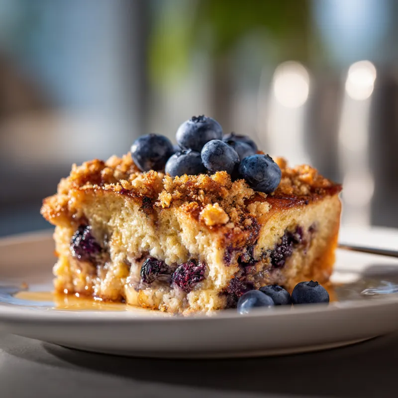 Overnight Blueberry French Toast Casserole 9 Overnight Blueberry French Toast Casserole