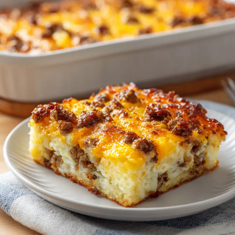 Sausage & Hash Brown Breakfast Casserole 8 Sausage & Hash Brown Breakfast Casserole