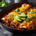 cheesy beef enchiladas in content