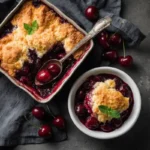 cherry cobbler in content