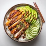 chicken katsu bowl in content