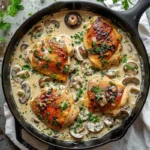 creamy garlic chicken in content