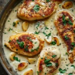 creamy garlic chicken square