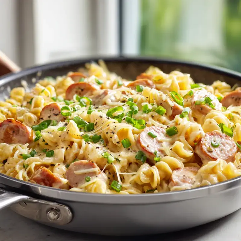 Easy Smoked Turkey Sausage Pasta Skillet 5 Easy Smoked Turkey Sausage Pasta Skillet