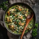 creamy spinach mushroom chicken in content