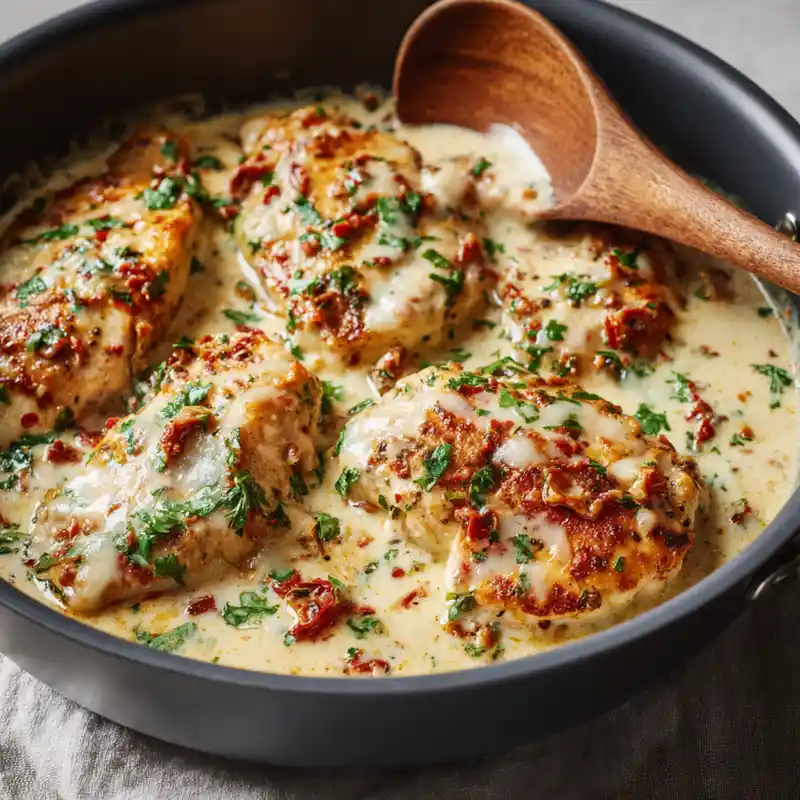 Healthy Creamy Chicken Skillet (No Cream) 7 Healthy Creamy Chicken Skillet (No Cream)