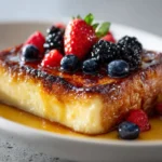 creme brulee french toast in content