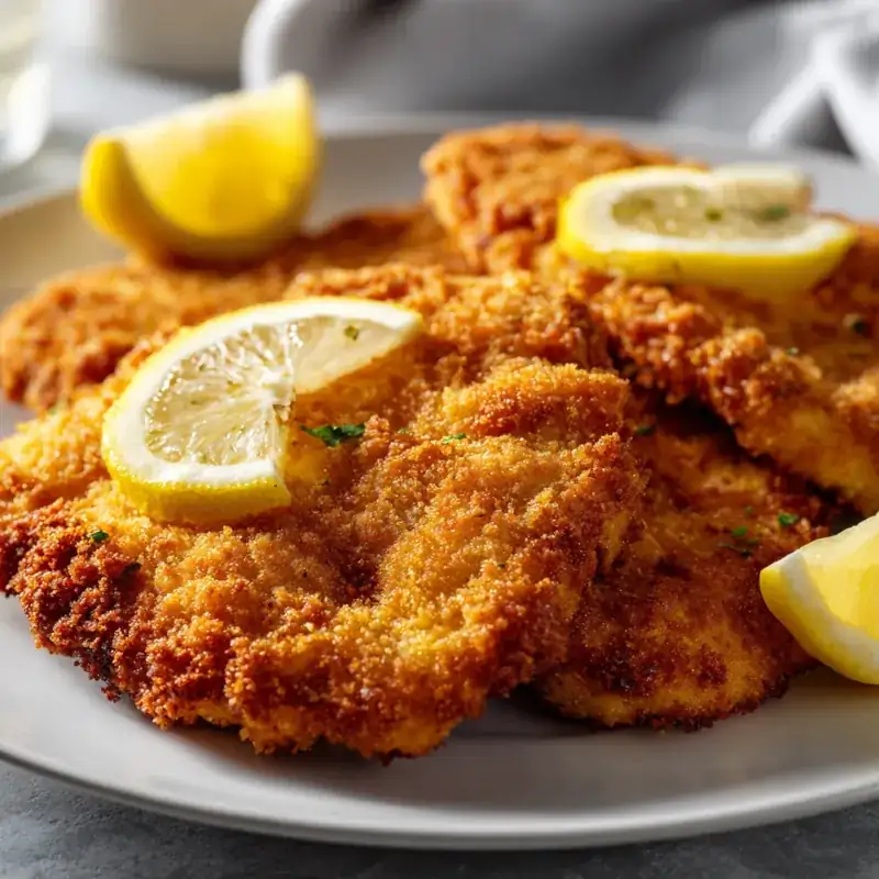 Golden Crispy Chicken Cutlets