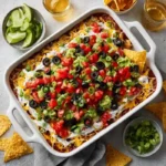 loaded 7 layer dip in content compressed