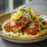 parmesan crusted chicken lemon mash 800x800 1