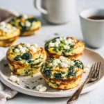 spinach feta egg muffins