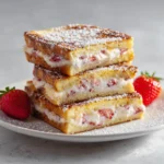 strawberry cream toast in content