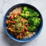 teriyaki broccoli bowl in content