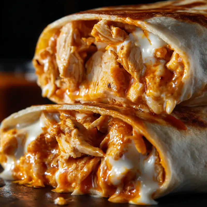 Savory Buffalo Chicken Wraps