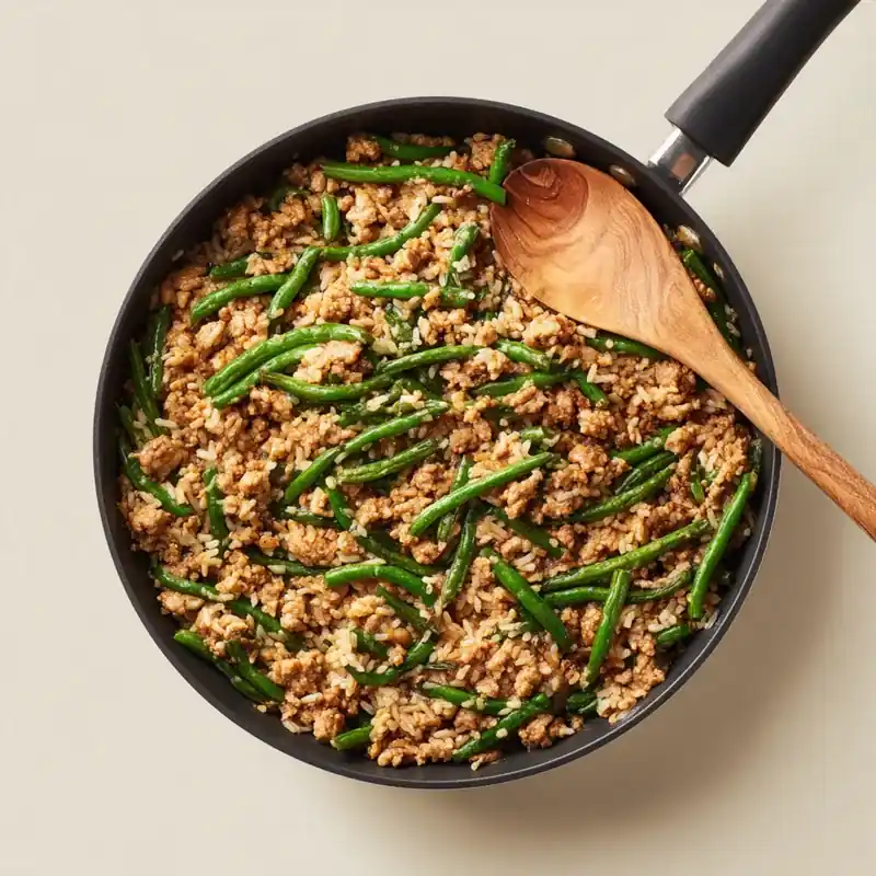 Creamy Ground Turkey & Rice Skillet