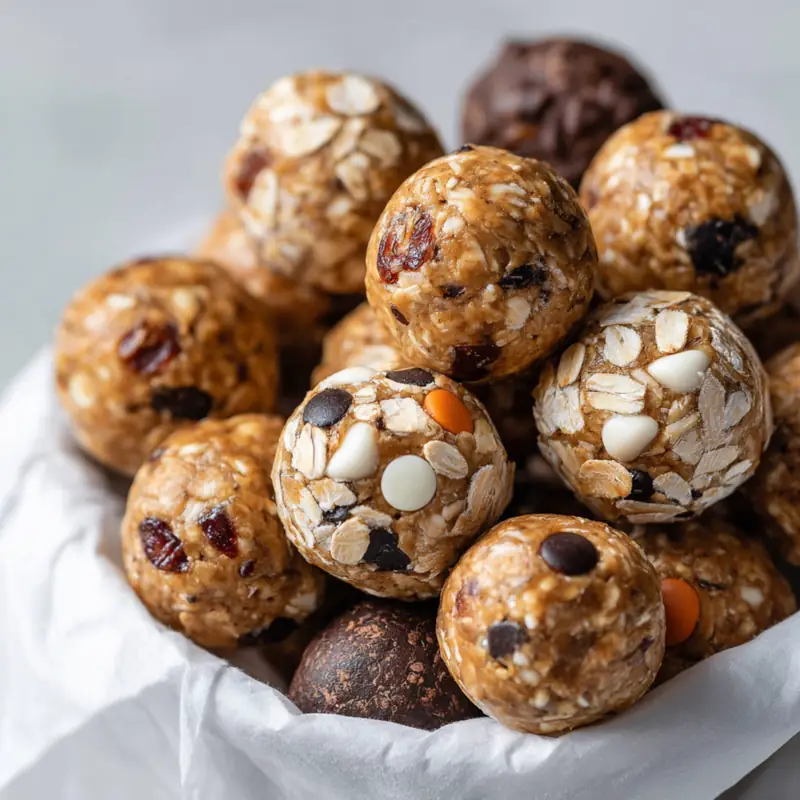 4-Ingredient Vanilla Protein Bites
