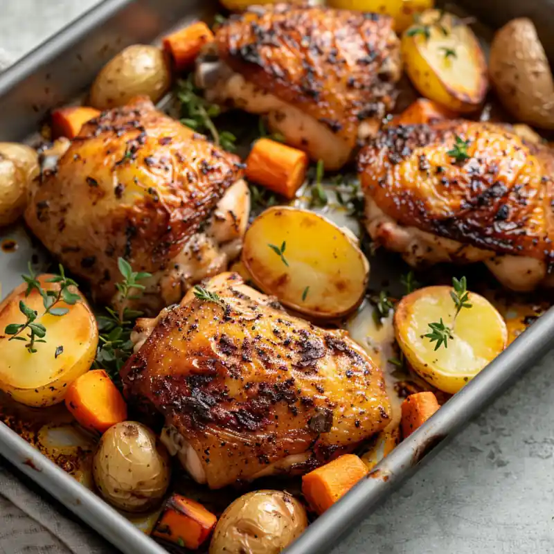 Cozy Chicken Thigh Weeknight Dinner