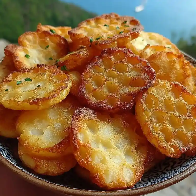 Crispy Cottage Cheese Chips Easy Oven Recipe