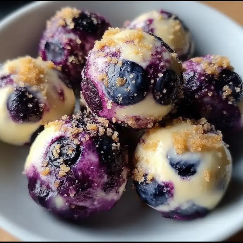 Blueberry Greek Yogurt Bites Easy Snack