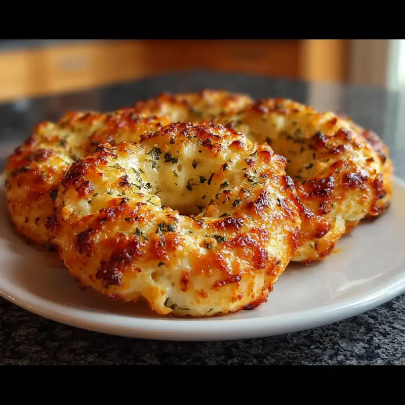 Garlic Parmesan Cottage Cheese Bagels Recipe