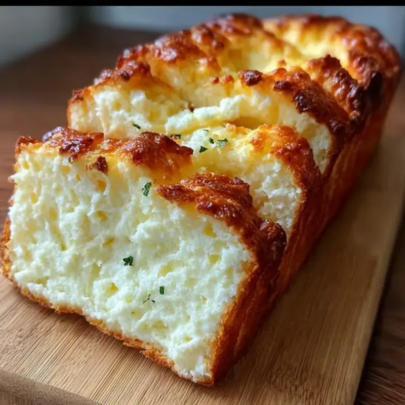 Cottage Cheese Bread Soft Low-Carb Protein Loaf