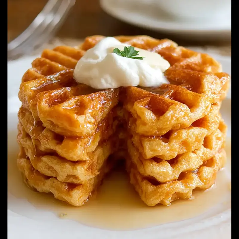Cottage Cheese Protein Waffles for a Healthy Breakfast