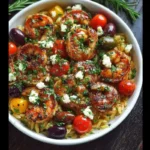 greek shrimp orzo square