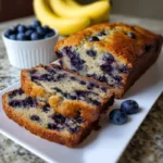protein cottage cheese banana bread blueberries square
