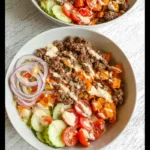 sweet potato burger bowl square